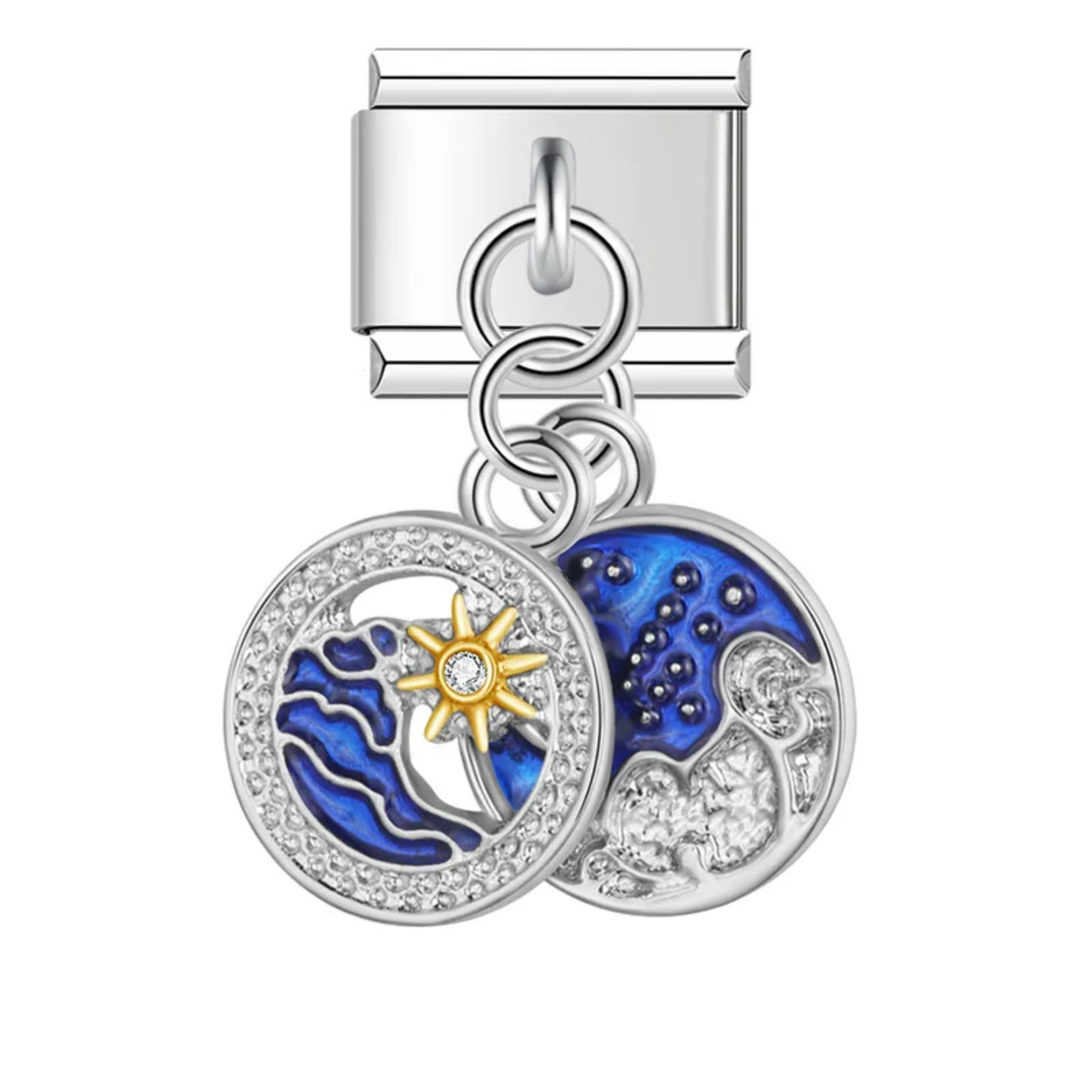 Charm colgante doble día y noche