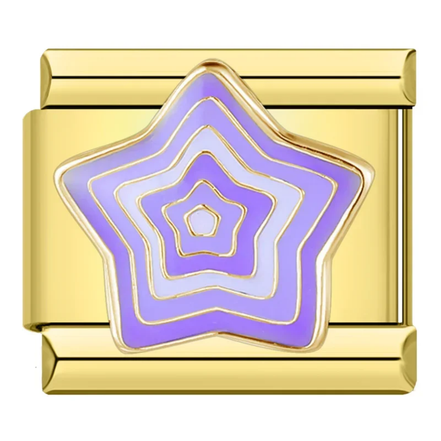 Charm estrella morada