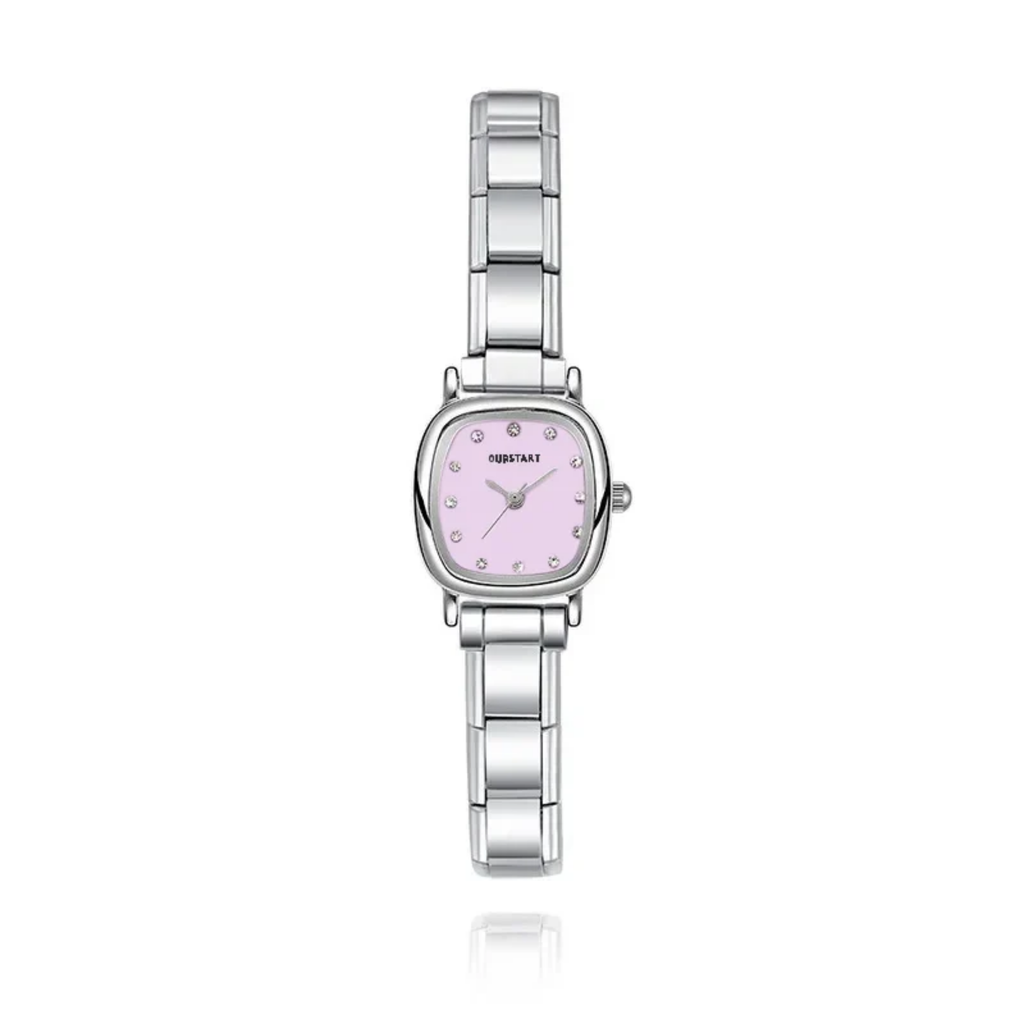 Reloj italiano shiny morado