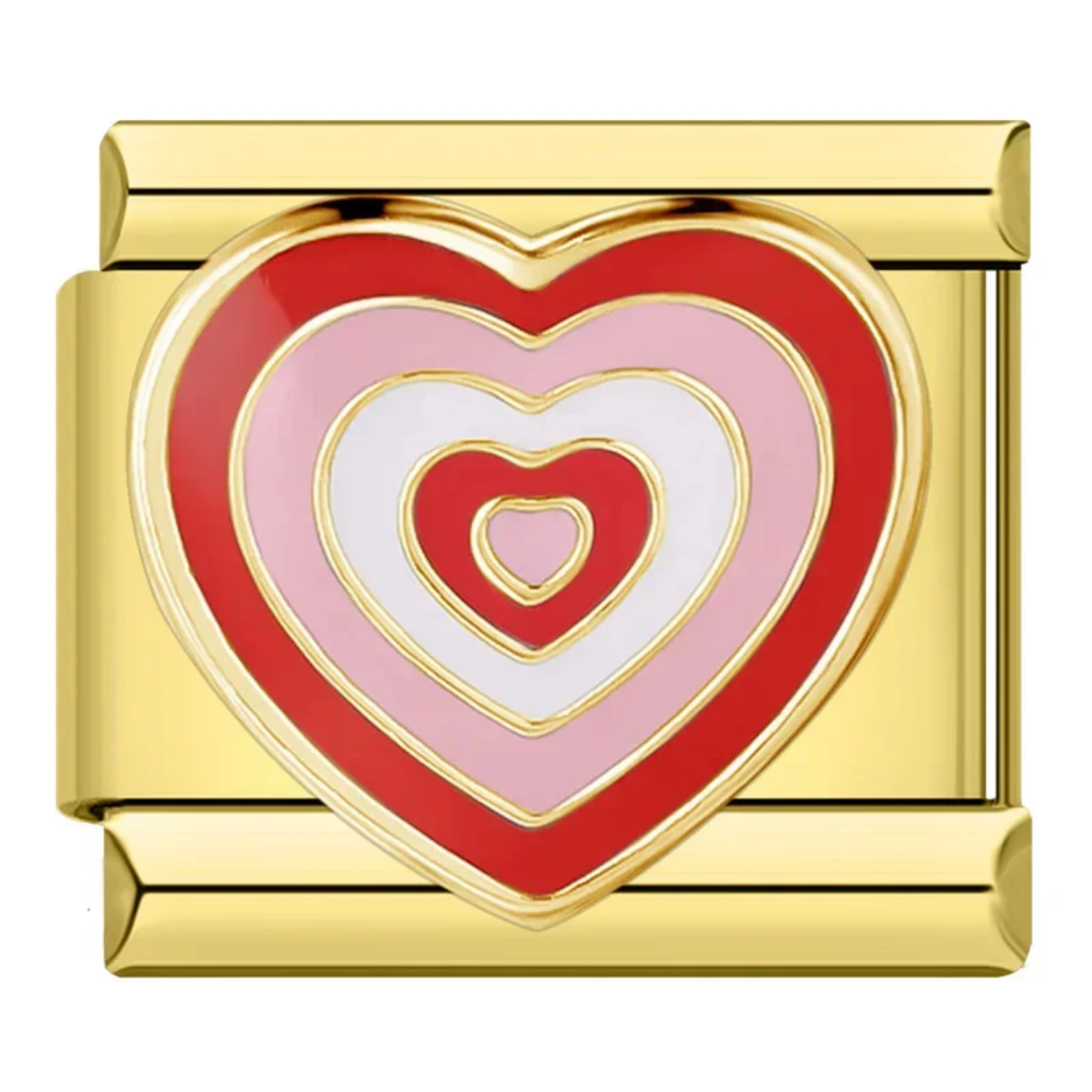 Charm corazón dorado