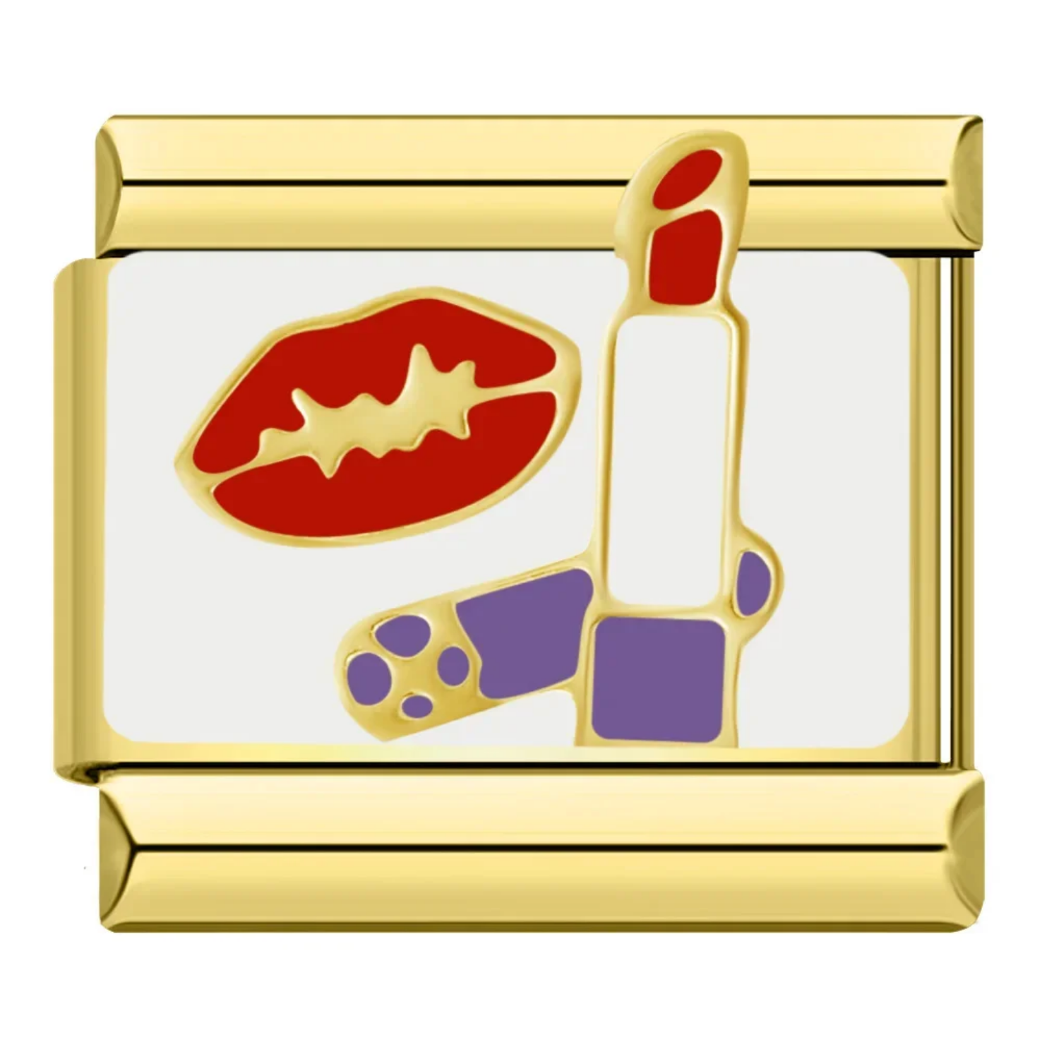 Charm Labial y beso dorado