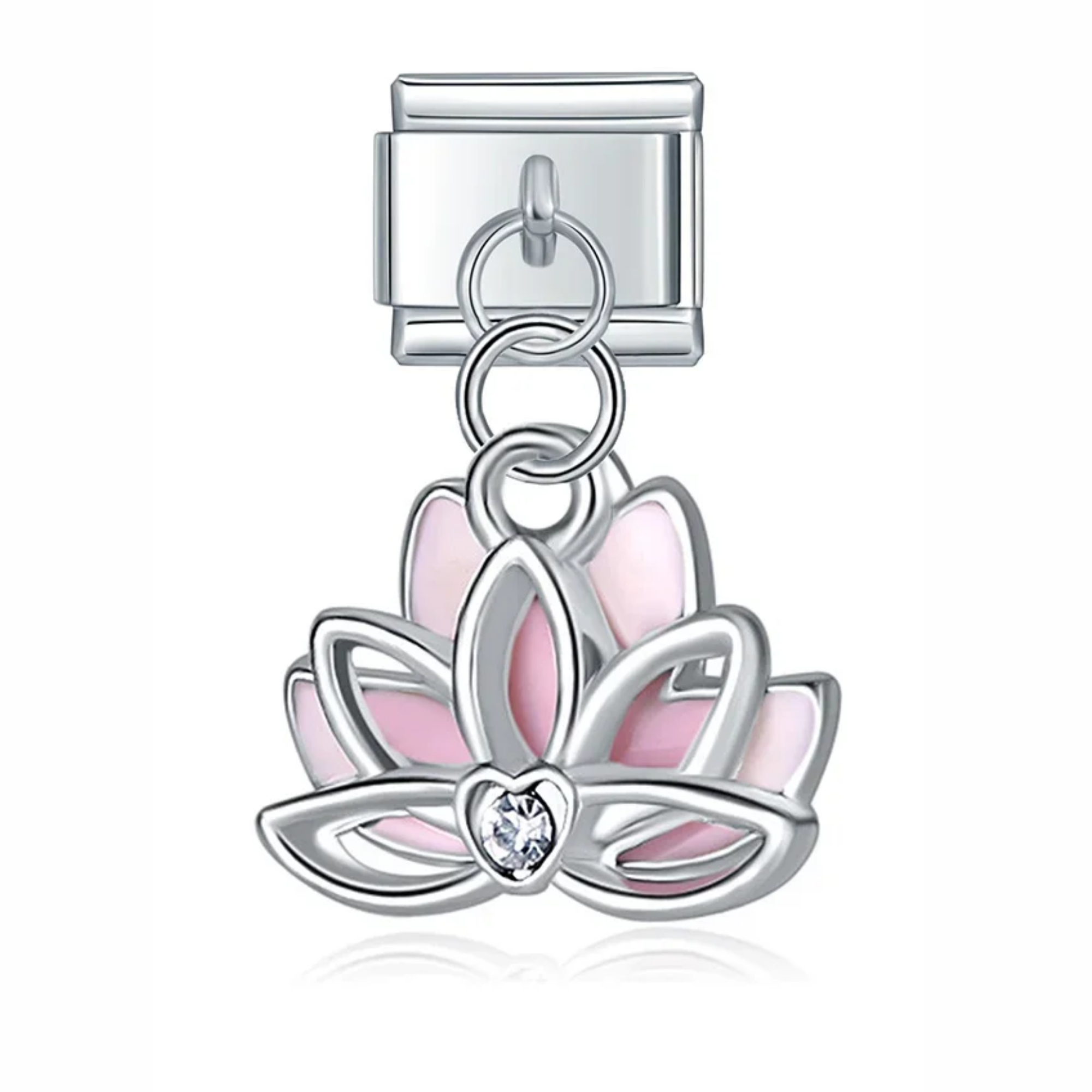 Charm colgante flor de loto