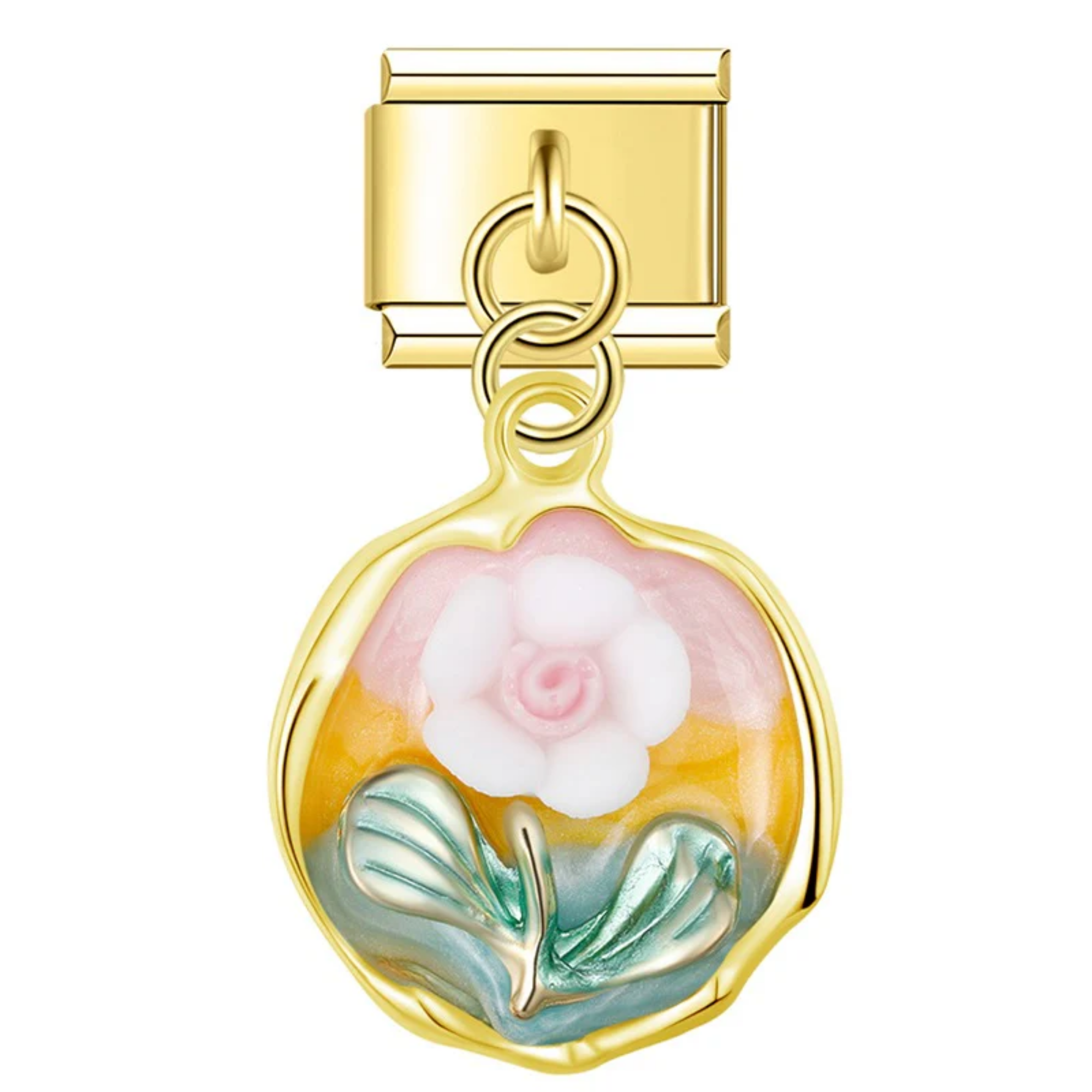 Charm colgante flor