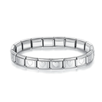 Brazalete italiano corazones