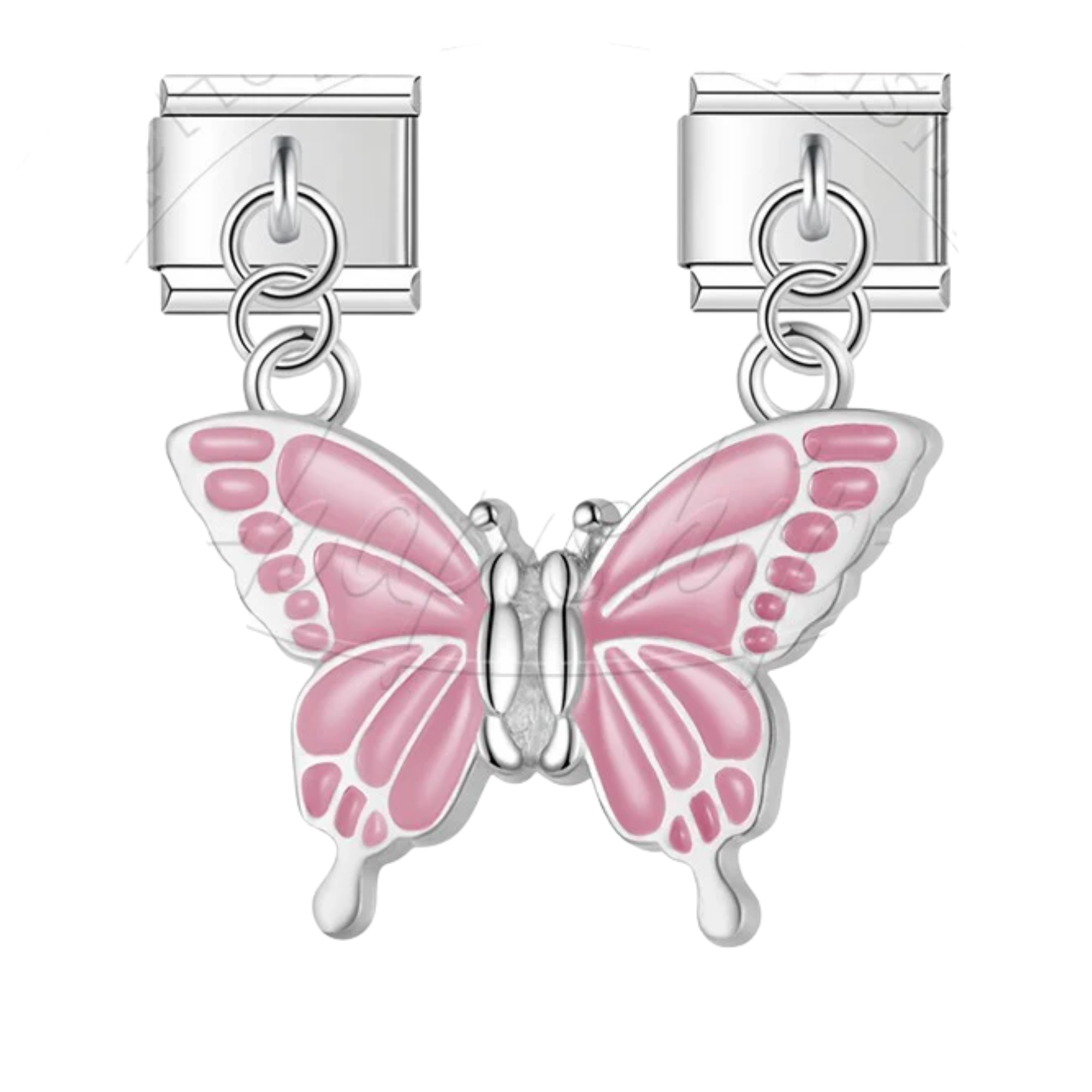 Charm colgante doble magnético mariposas
