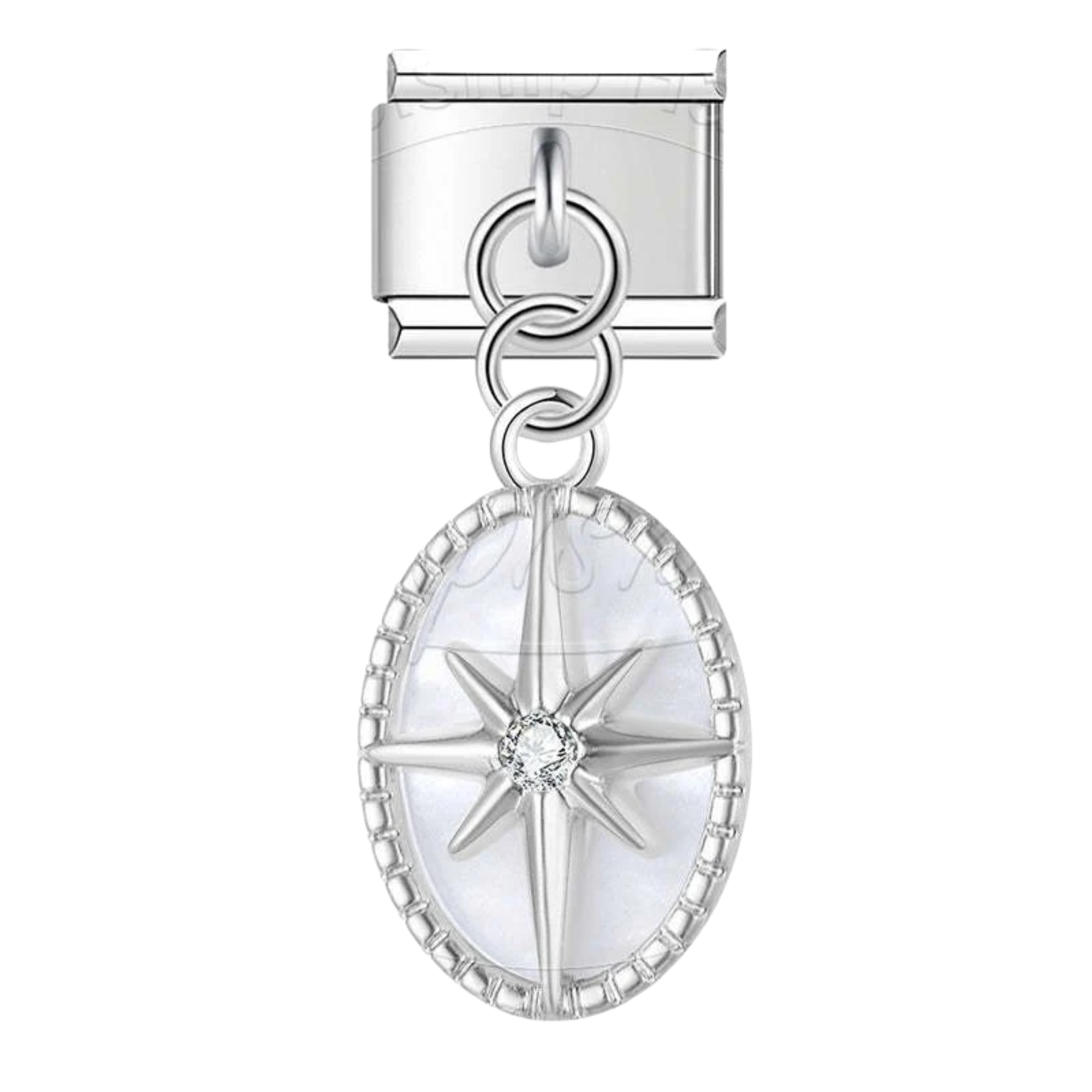 Charm colgante Polaris plateado