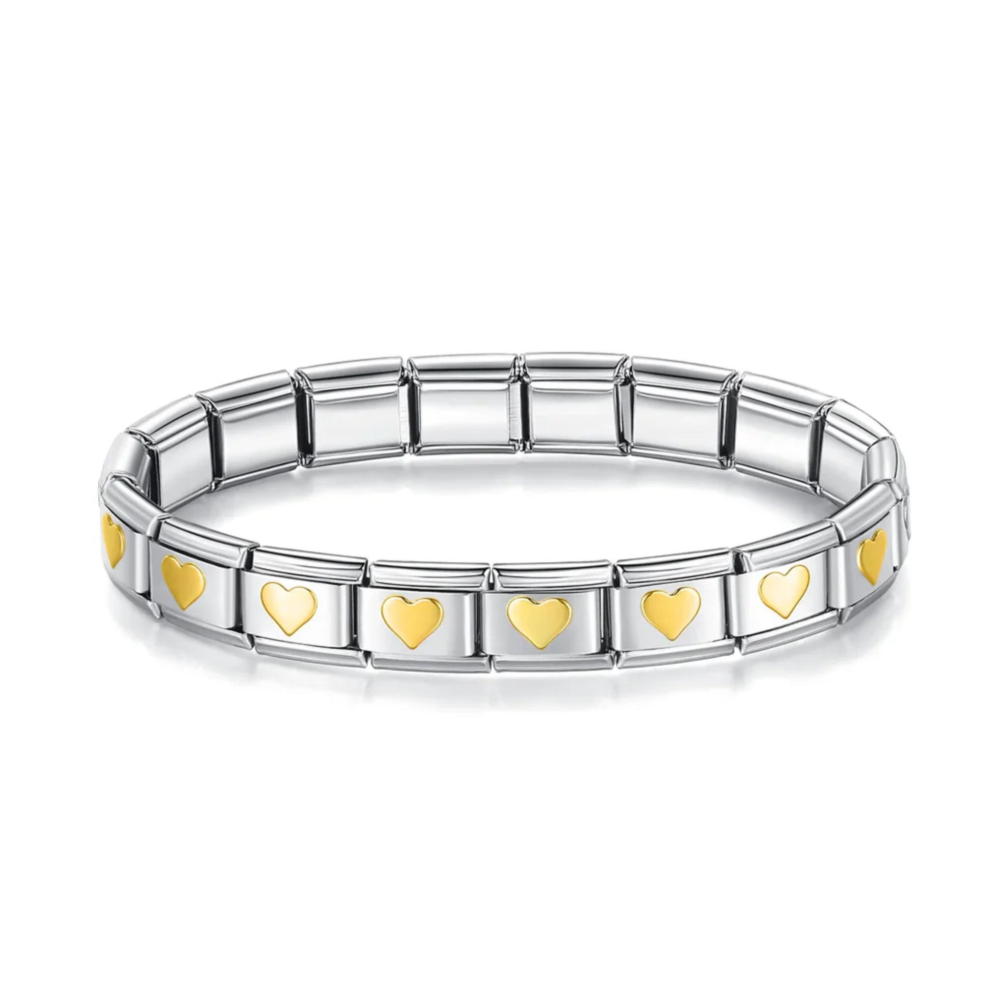 Brazalete italiano corazones