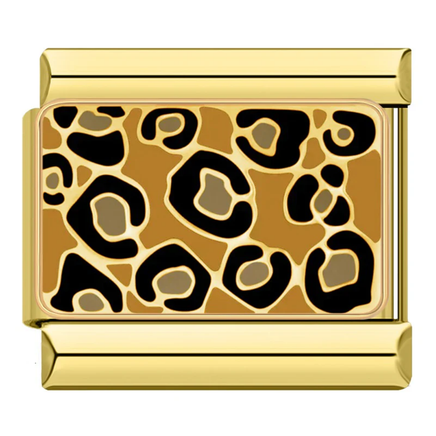 Charm leopardo dorado