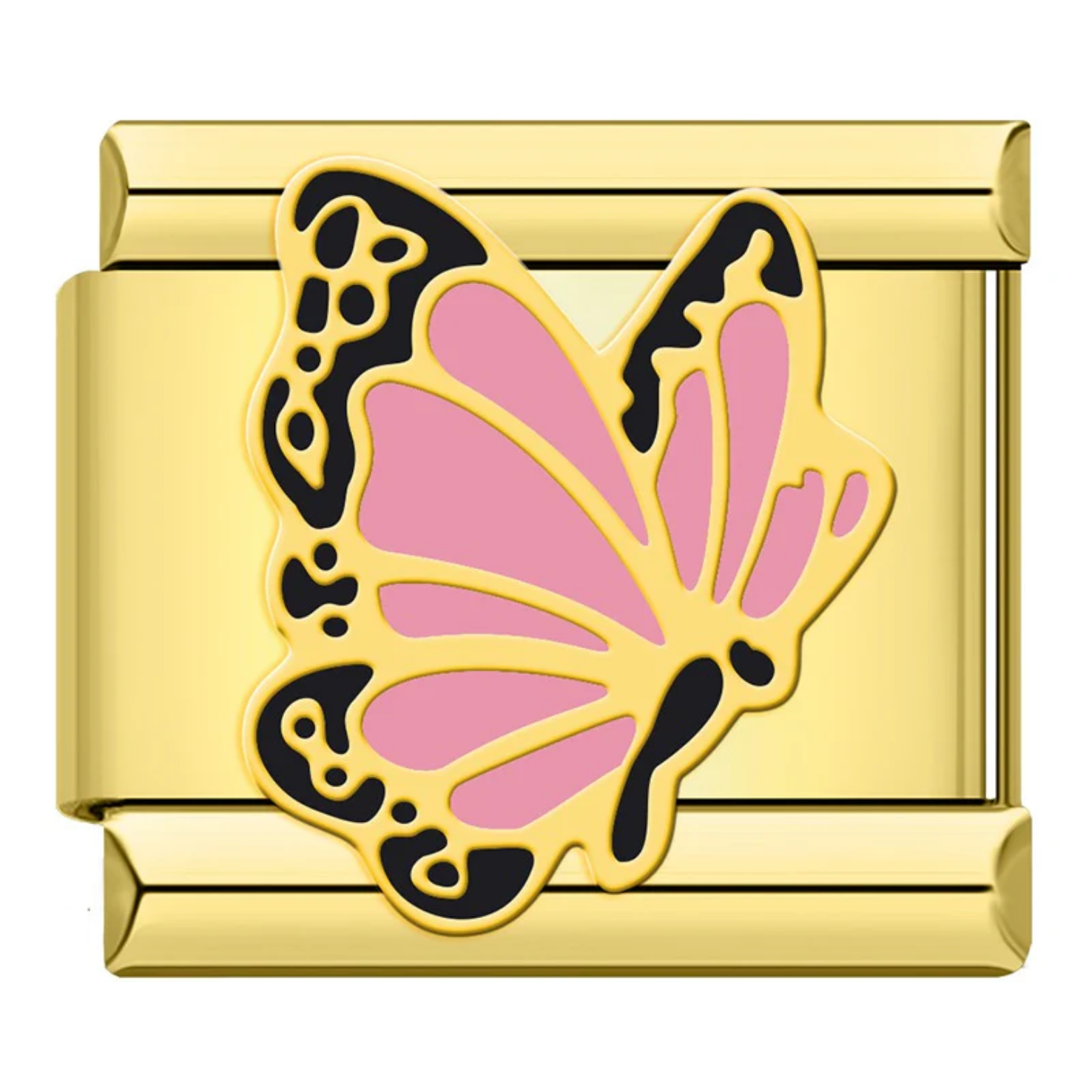 Charm mariposa rosa