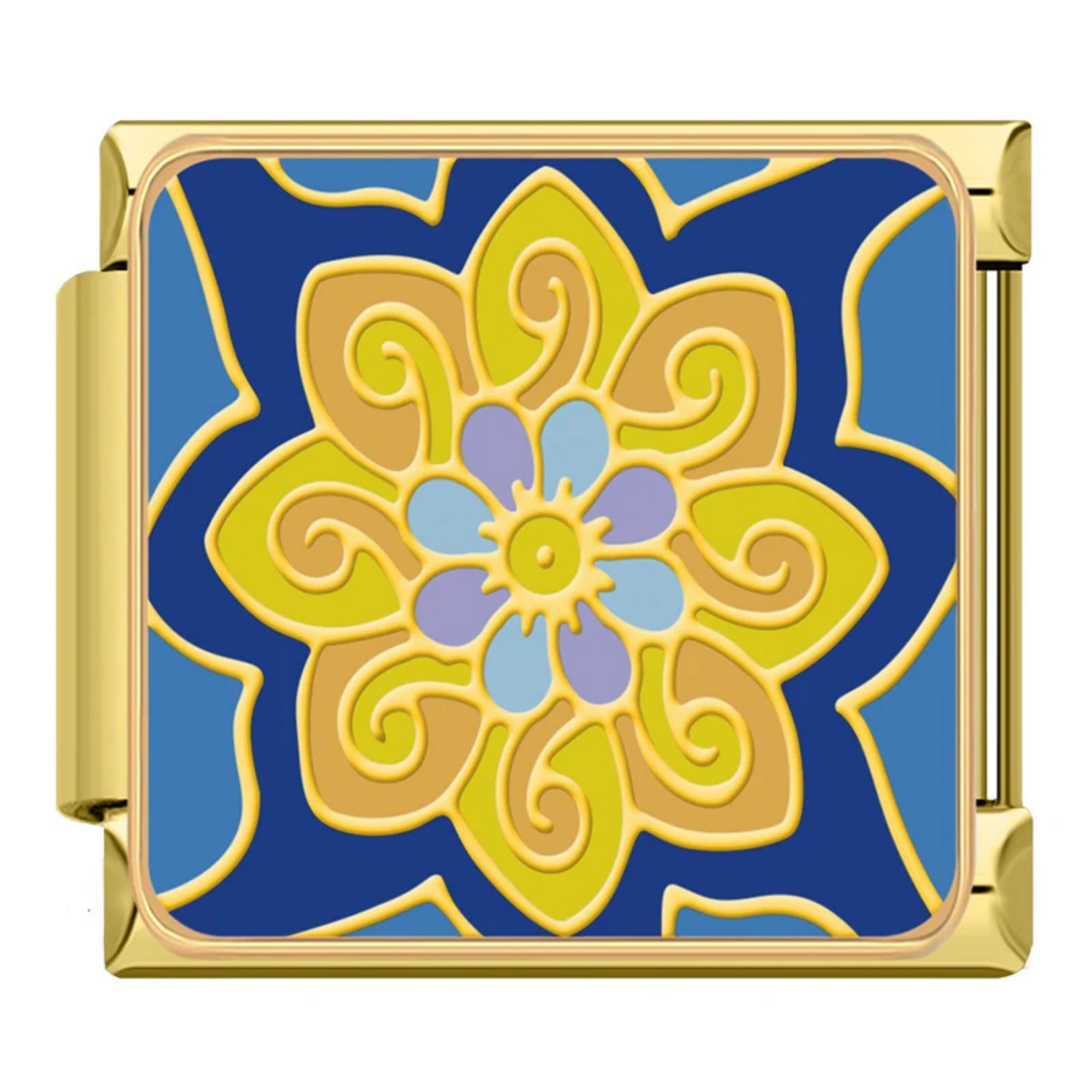 Charm Mándala azul