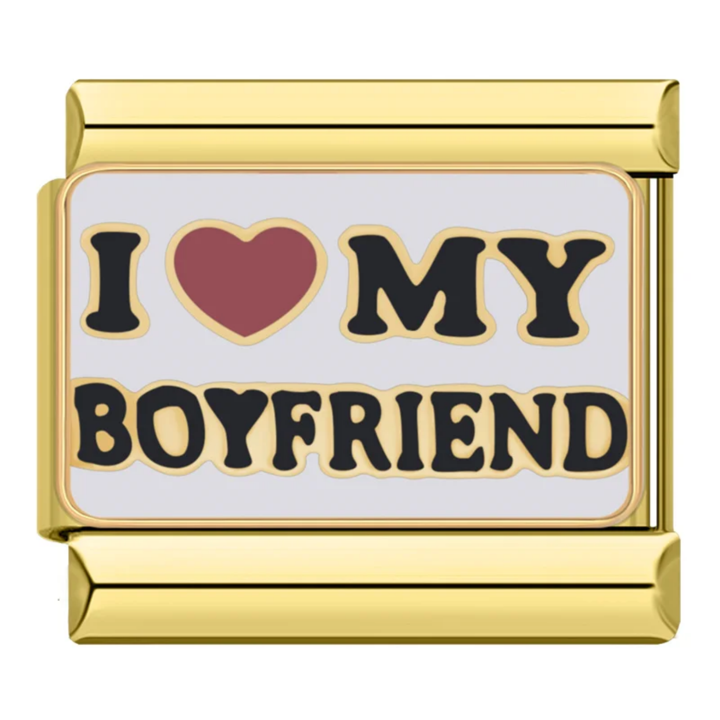 Charm I love my boyfriend dorado