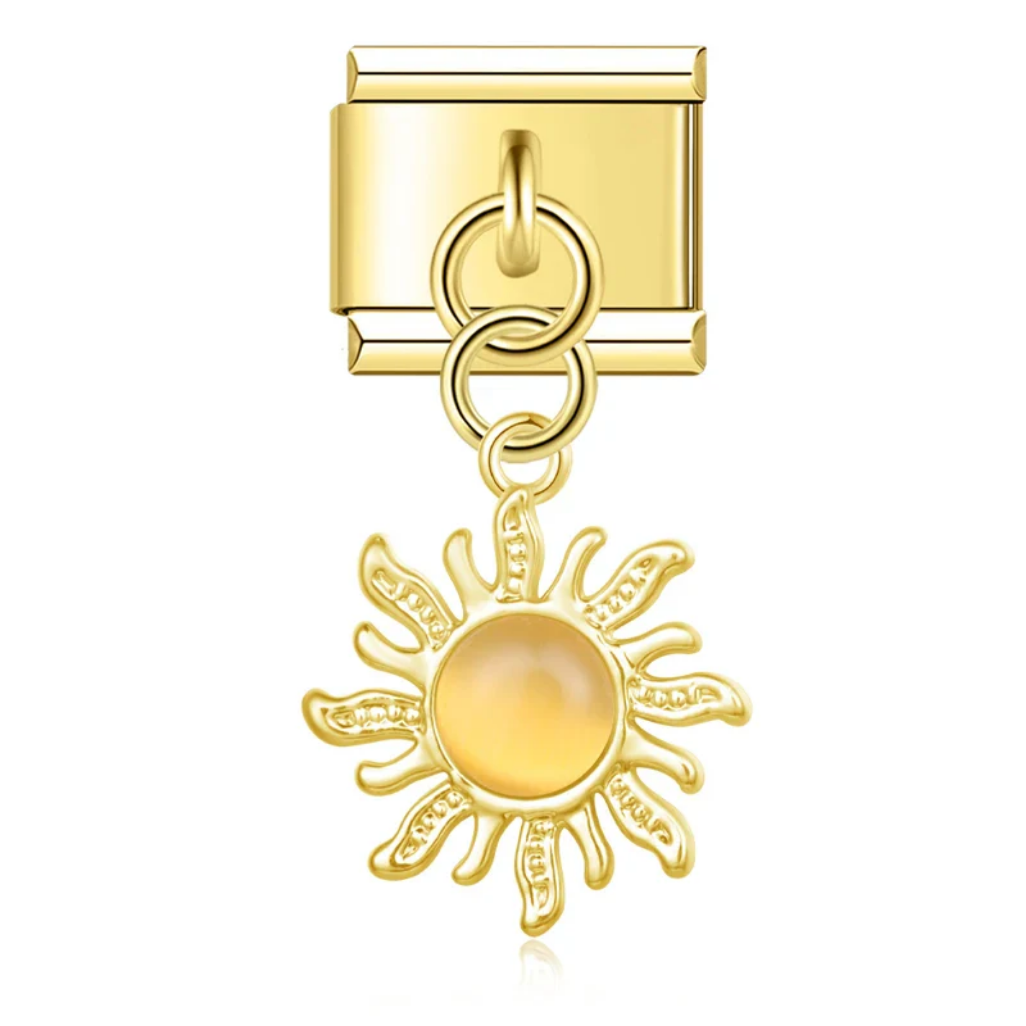 Charm colgante sol