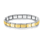 Brazalete italiano estrella bicolor