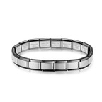 Brazalete italiano negro bicolor