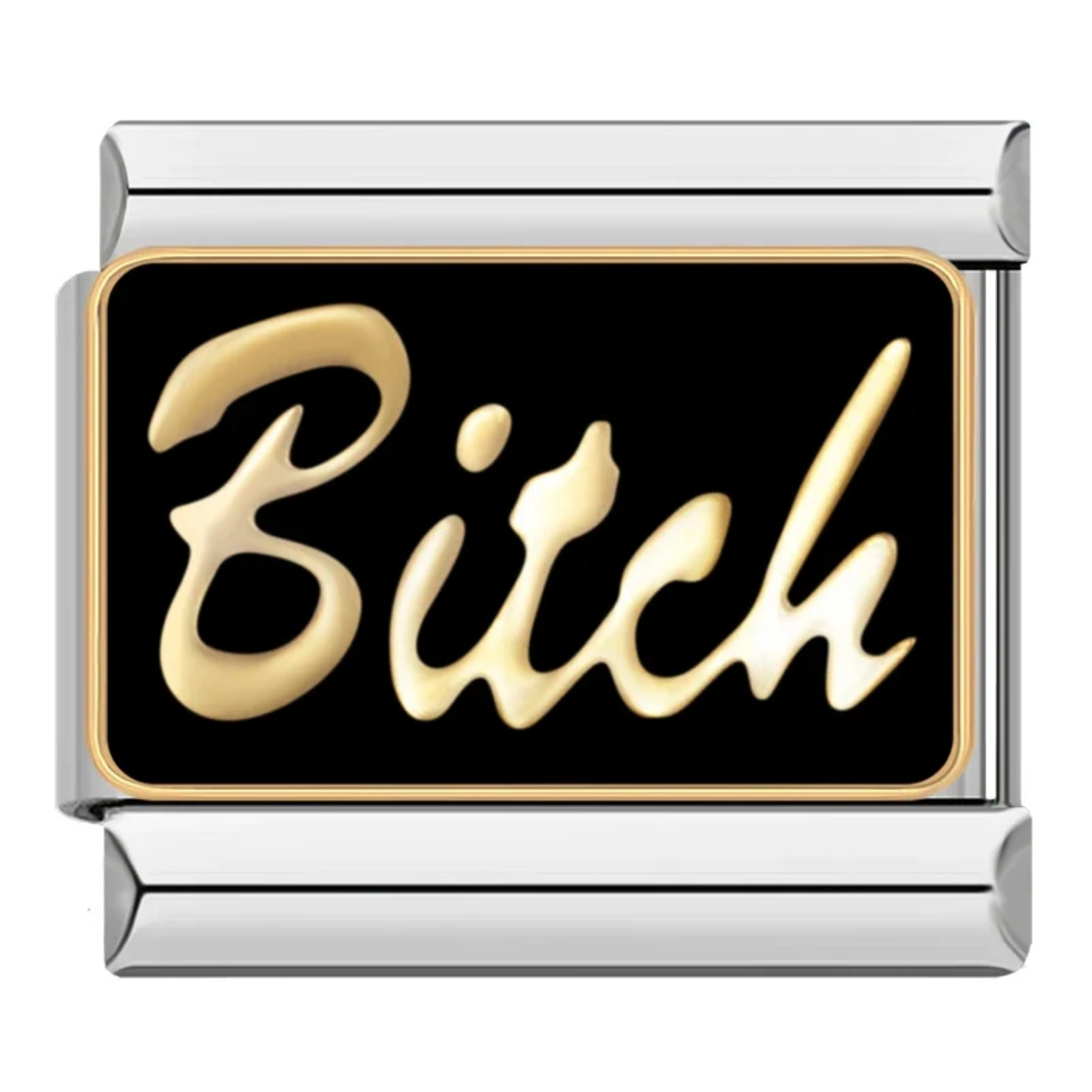 Charm Bitch plateado