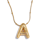 Collar de letras globo