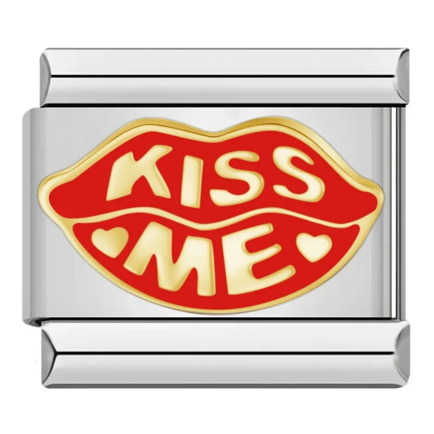 Charm kiss me plateado