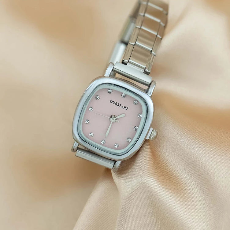 Reloj italiano shiny rosa