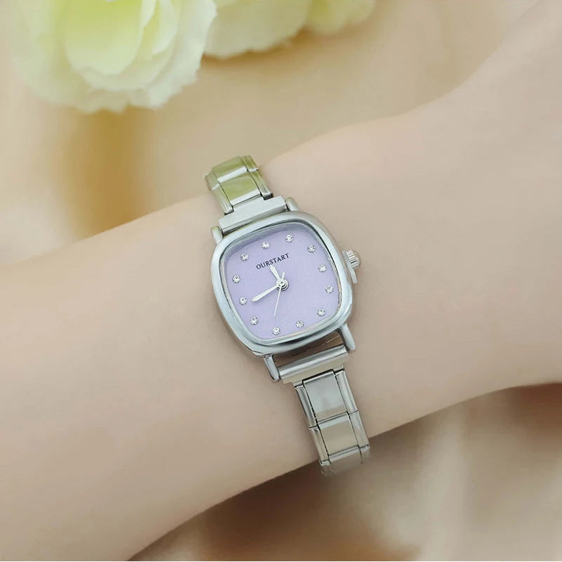 Reloj italiano shiny morado