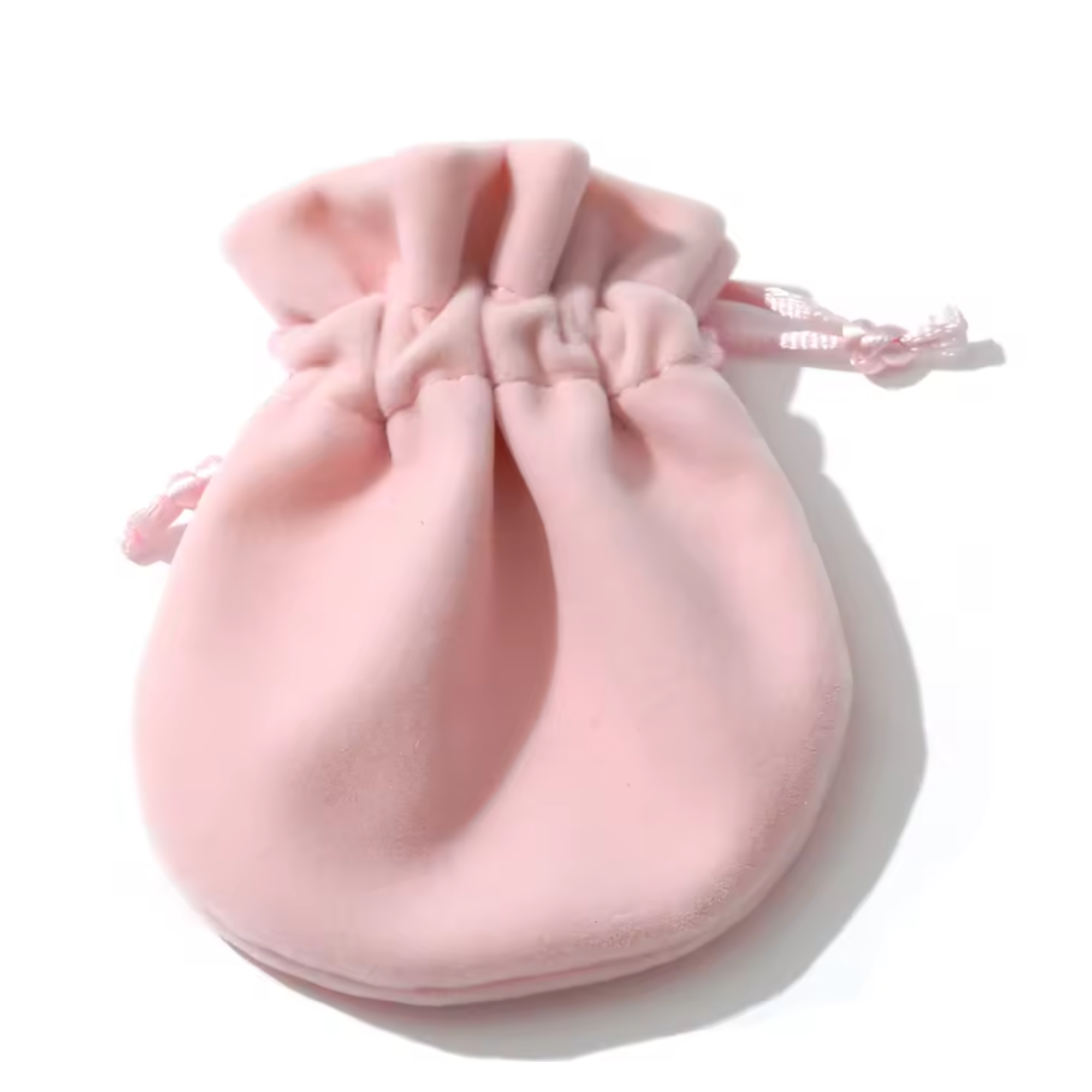 Bolsita para joyería rosa grande